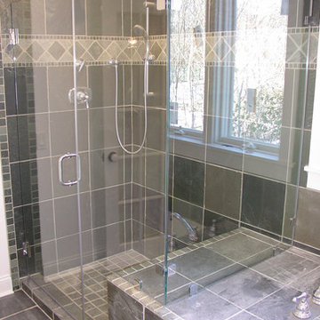 Glass shower enclosures frameless