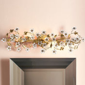 Three-Light Floral Fixture