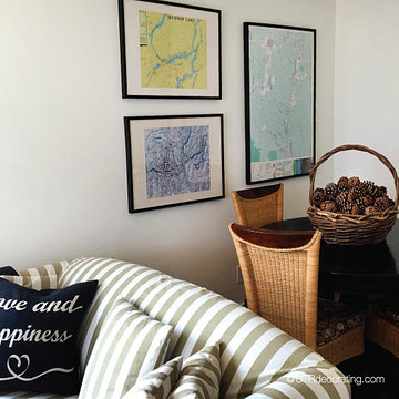 Maps as wall art