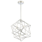 Lite Source - Stacia Pendant in Chrome - Stylish and bold. Make an illuminating statement with this fixture. An ideal lighting fixture for your home.&nbsp