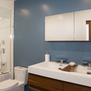 Highland Park Contemporary Bathroom Remodel