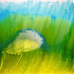 "Wave 17" Acrylic Painting 20" x 16"[MIArtWave17] - Paintings