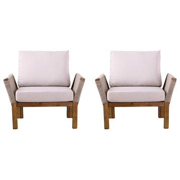 Sidmouth Outdoor Armchair With Cushions, Set of 2