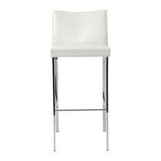 chrome and leather bar stools and counter stools | houzz chrome and leather bar stools and counter stools | houzz