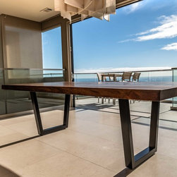 Huge Black Walnut Slab Dining Tables Made to Order - Dining Tables