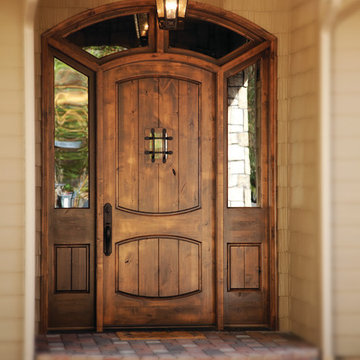 Rogue Valley Entry Doors - Specialty crafted all wood entry with sidelites