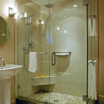 90 Degree Frameless Glass Shower Doors, Greater Vancouver Shower Glass