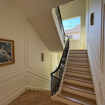 Project #134 | Straight Staircase with Elliptical Stringer