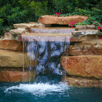Water Slide and Waterfall