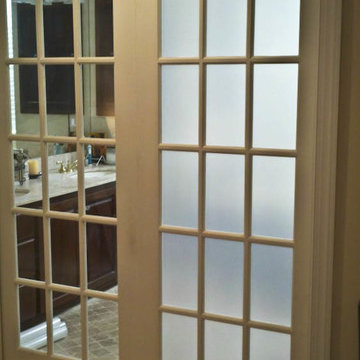 Frosted Window Film in Home Bathrooms