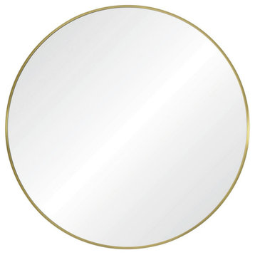 Parga Framed Round Decorative Mirror