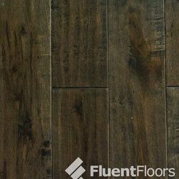 Solid Hand Scraped SH07 Charcoal Birch - Hardwood Flooring