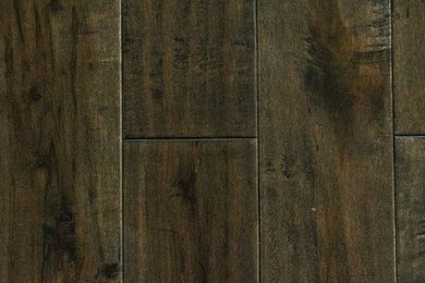 Solid Hand Scraped SH07 Charcoal Birch