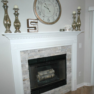 Stone Fireplace