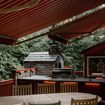 Outdoor Pizza Oven and Kitchen Addition