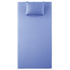 Lenora 7" Mattress Set, Blue, Full