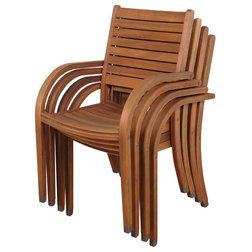 Craftsman Outdoor Dining Chairs by Contemporary Furniture Warehouse