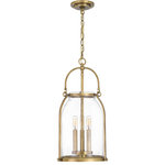 Quoizel - Quoizel Colonel Three Light Pendant QP5194WS - Three Light Pendant from Colonel collection in Weathered Brass finish. Number of Bulbs 3. Max Wattage 60.00 . No bulbs included. From rustic to retro and craftsman to contemporary, Quoizel offers something for every style. With top grade materials and impeccable craftsmanship, Quoizel withstands the test of time in both quality and design. No matter the room, our lighting will transform your space and allow your personal style to shine through. No UL Availability at this time.