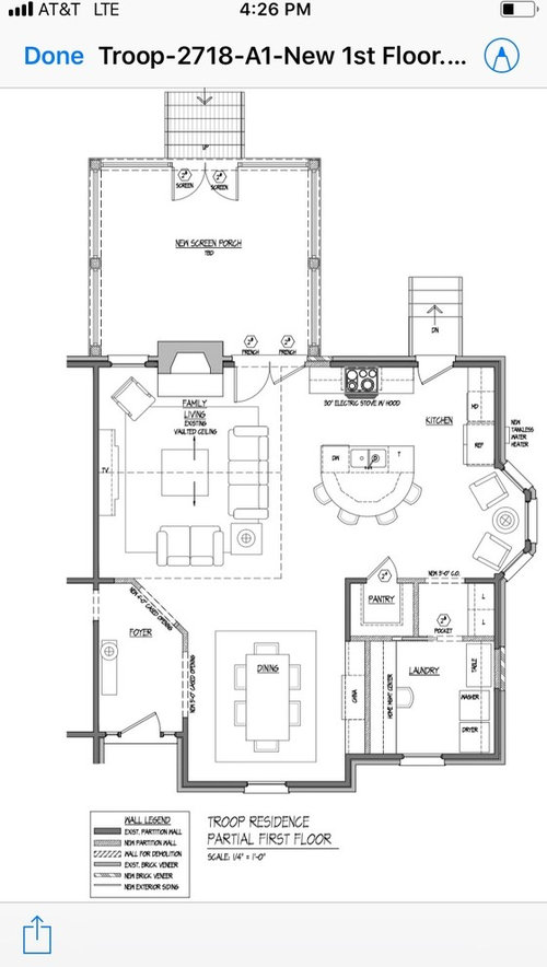 Rounded edge kitchen island. Yes or No?