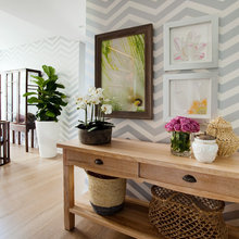 Wallpaper and Wood Walls