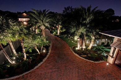 Design ideas for a tropical landscaping in Tampa.