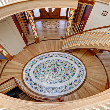 Custom Filigree Radius Wood Border