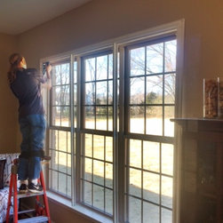 Residential Shutter Install- Before - Interior Shutters