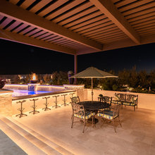 Backyard fire pit