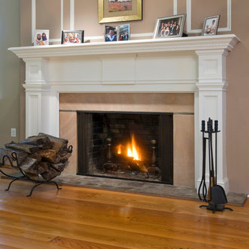 White Oak Wide Plank Floors in Edgmont Delaware Country