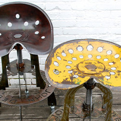 The Curved Tractor Seat - Bar Stools And Counter Stools
