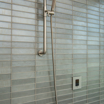 Hand shower on slide bar