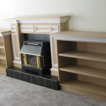 Built-in Fireplace & Mantels