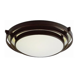 Trans Globe Lighting - Trans Globe Lighting Pl-2482 BN Flush Mounts Energy Efficient - Flush-mount Ceiling Lighting