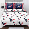 NFL Houston Texans Logo Sheets Football Full Bed Sheet Set