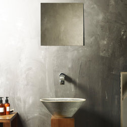 Stone Duotono B Black Contemporary Natural Stone Sink - Bathroom Sinks