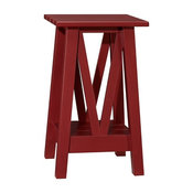 Farmhouse Side Table, Sun Valley Red