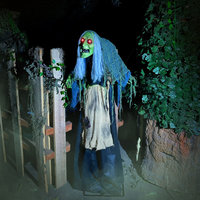 Lifesize Animatronic Witch, Lights and Sound