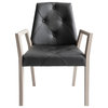 Rose Armchair, Natural Beechwood, Eco-Leather