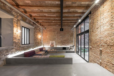 Inspiration for a large industrial home in Barcelona.