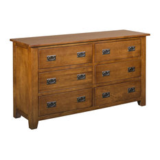 Mission 6 Drawer Dresser Michael's Cherry