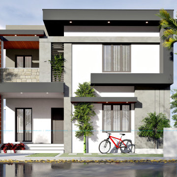 Minimalist Villa Elevation