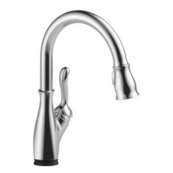 Delta Leland&reg; Single Handle Pull-Down Kitchen Faucet with Touch2O - Kitchen Faucets
