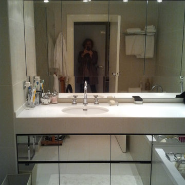 Meuble vasque tout en miroir