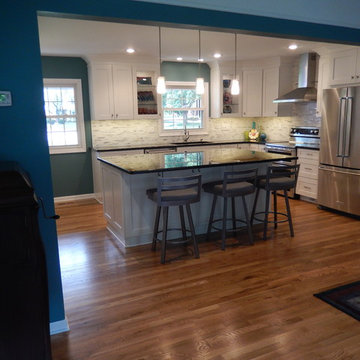 Kitchen remodel with wall removal