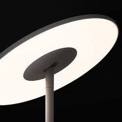 Circa Wall Lamp with ABS Shade in Graphite - Wall Lighting