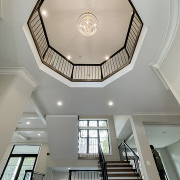 89_Eclectic and Edguy Staircase in French Contemporary Residence, McLean VA 2210