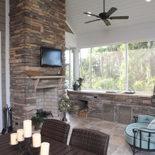 outdoor kitchen