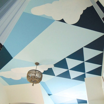Baby R's ceiling mural by Cugini Painting in Edmonton, Canada