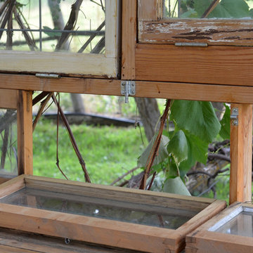My Houzz: Meditation Room Made With Reclaimed Windows