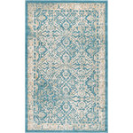 Unique Loom - Unique Loom Teal Christianshavn Oslo 5' 0 x 8' 0 Area Rug - The Oslo Collection is the perfect choice for anyone looking for rich, eye-catching patterns for their home. Enhance your space with lovely teals, reds, creams, and blues paired with traditional, vintage, and tribal motifs. This Oslo rug is just the right addition to your home's decor.